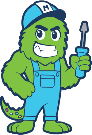 monster electrical mascot